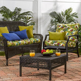 44-inch Outdoor Palm Leaves Swing/ Bench Cushion