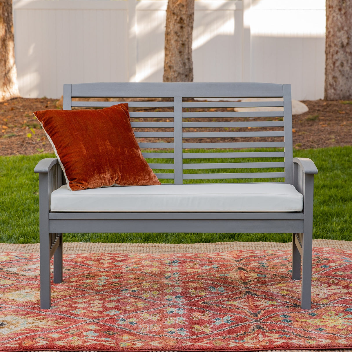 Middlebrook Surfside Acacia Wood Outdoor Love Seat