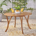 Hermosa Outdoor 47" Round Dining Table by Christopher Knight Home - 30"H x 47.25"W x 47.25"D