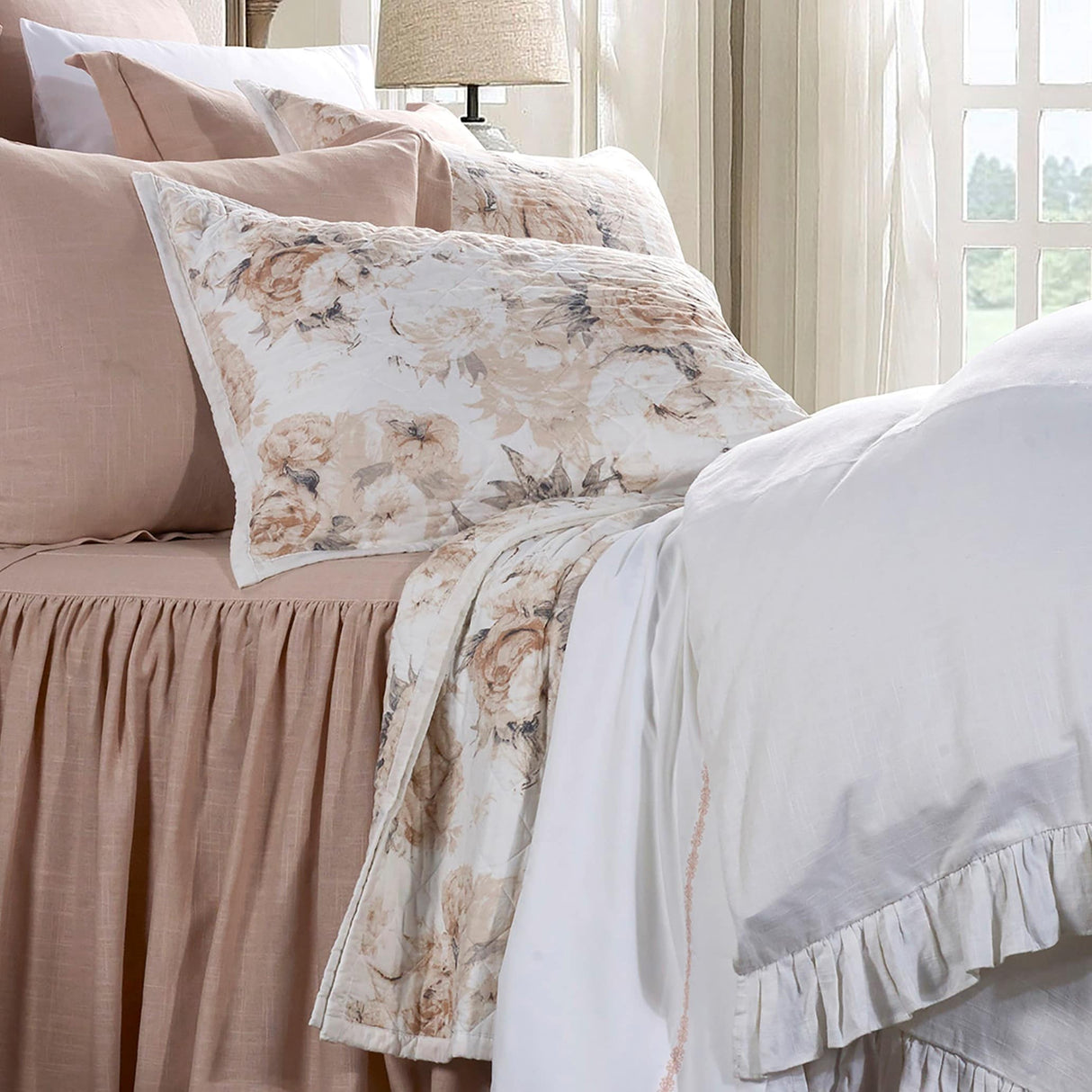 HiEnd Accents Colette Reversible Quilt Set, 3PC