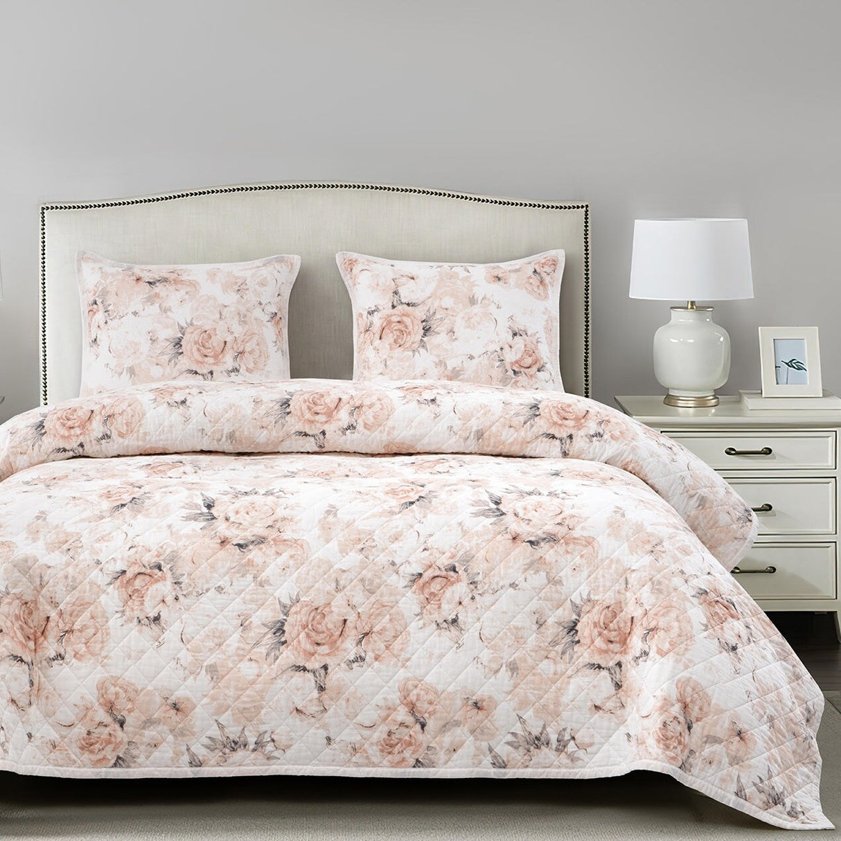 HiEnd Accents Colette Reversible Quilt Set, 3PC