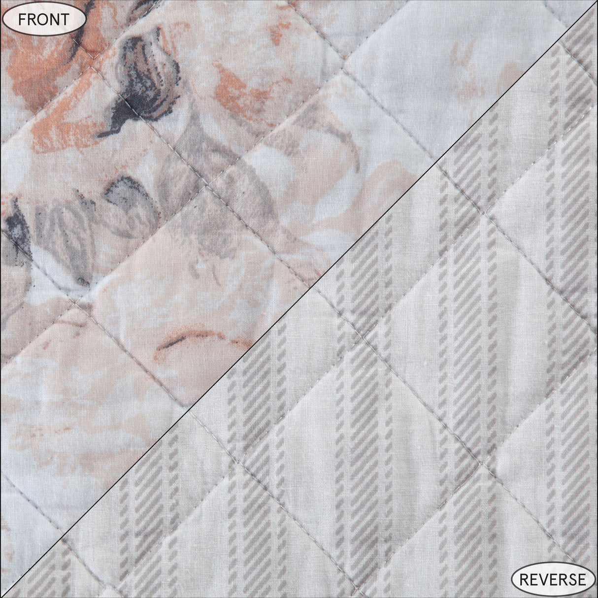 HiEnd Accents Colette Reversible Quilt Set, 3PC