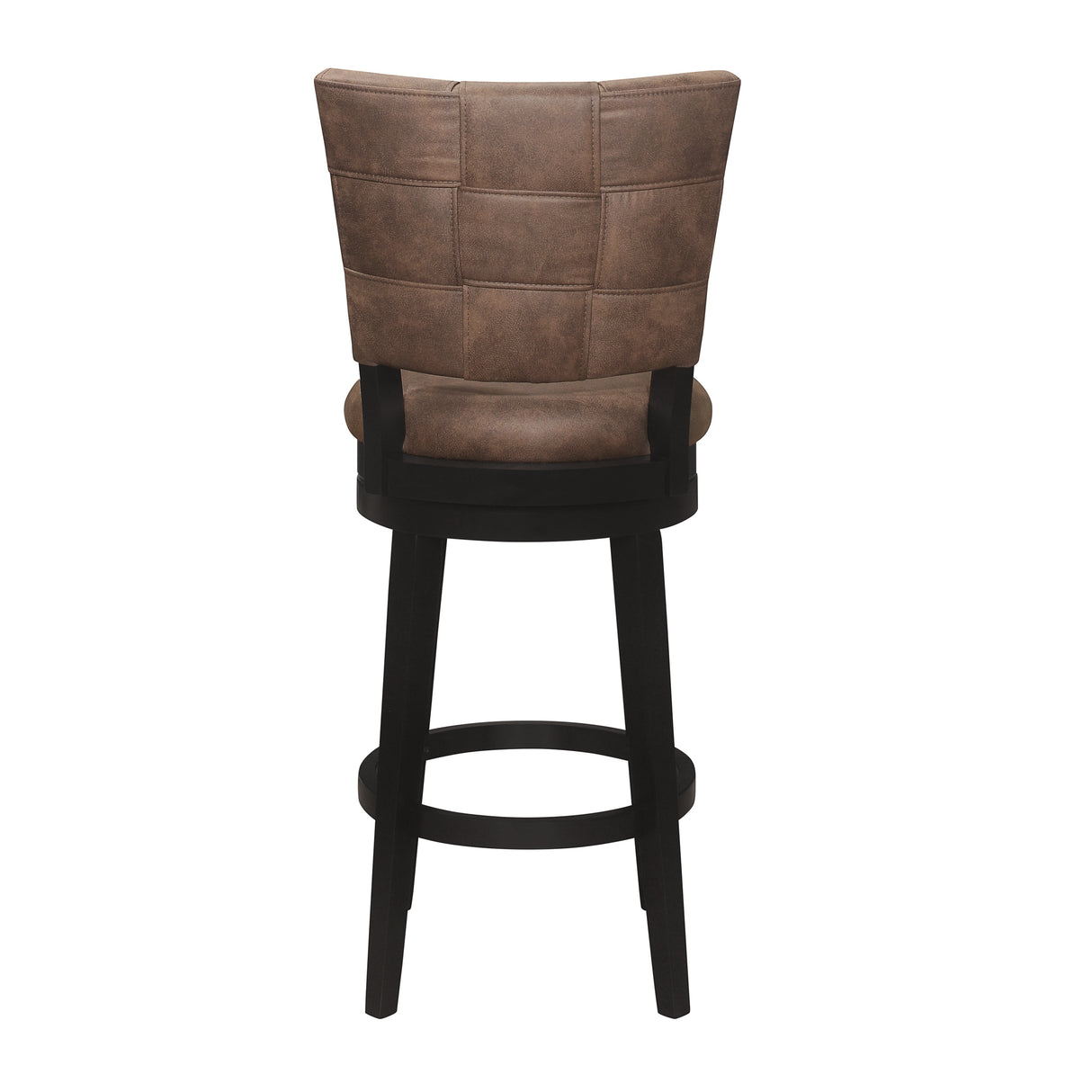 Hillsdale Furniture Kaede Wood and Upholstered Swivel Stool