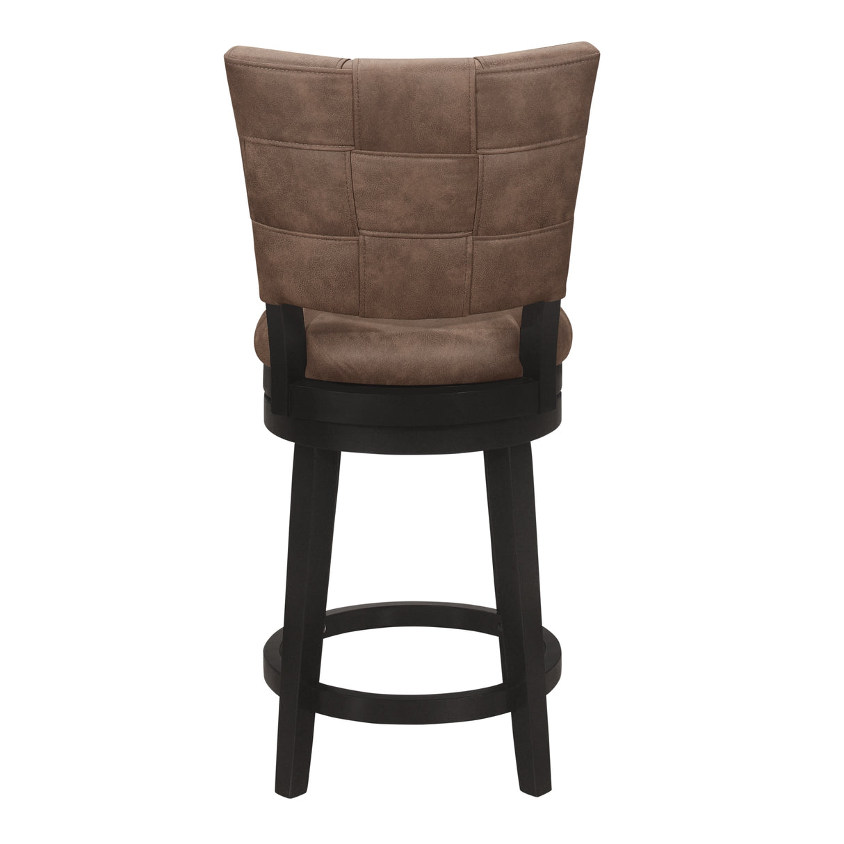 Hillsdale Furniture Kaede Wood and Upholstered Swivel Stool