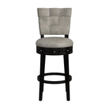 Hillsdale Furniture Kaede Wood and Upholstered Swivel Stool