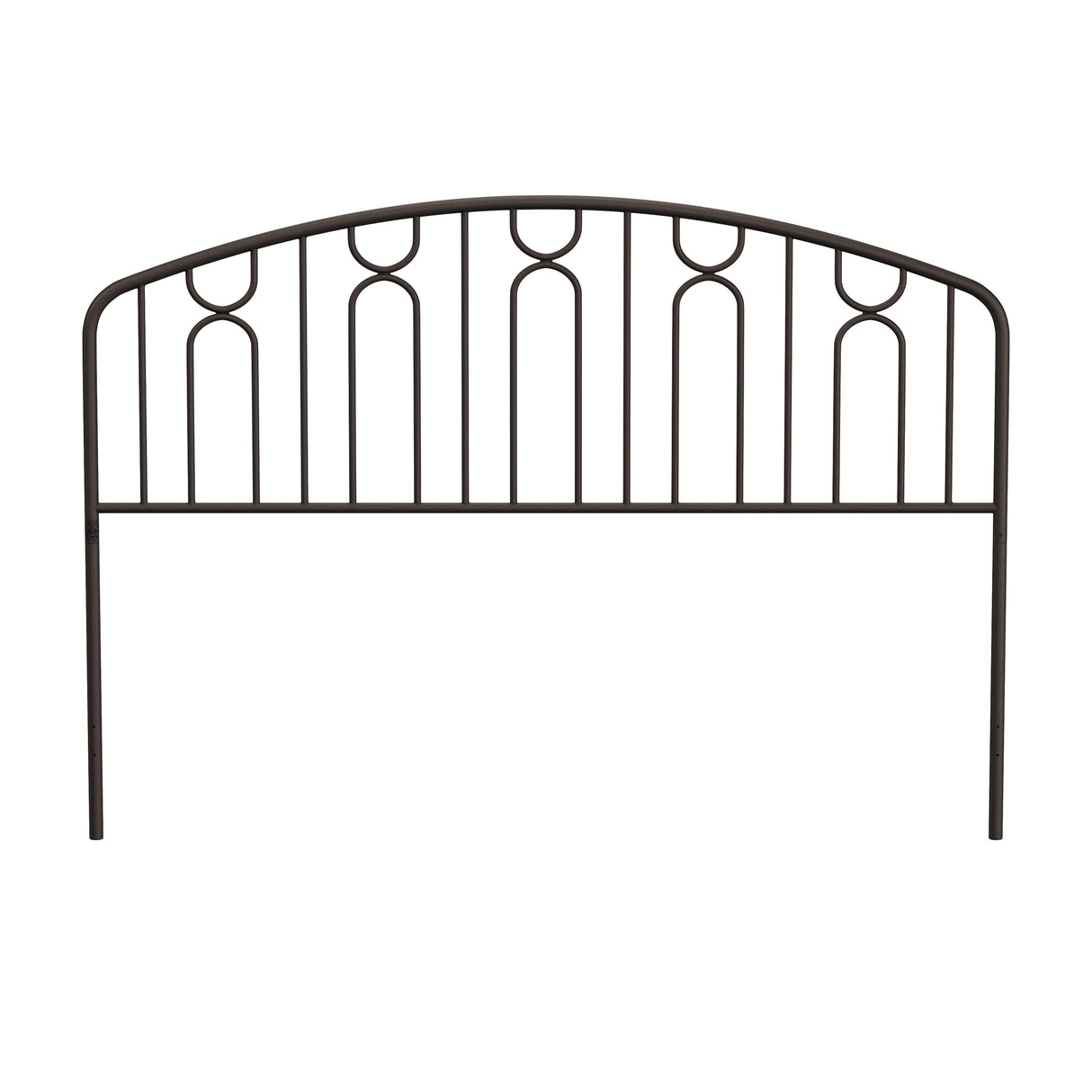 Hillsdale Furniture Riverbrooke Bronze Metal Arch Scallop Headboard