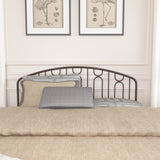 Hillsdale Furniture Riverbrooke Bronze Metal Arch Scallop Headboard