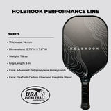 Holbrook Day N' Night Design Performance Series Carbon Fiber Pickleball Paddles