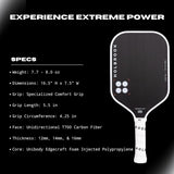 Holbrook Power Pro Pickleball Paddle, Black