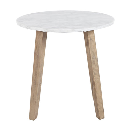 Carson Carrington Antsla White End Table