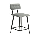 INK+IVY Henrick Grey Counter Stool