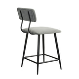 INK+IVY Henrick Grey Counter Stool