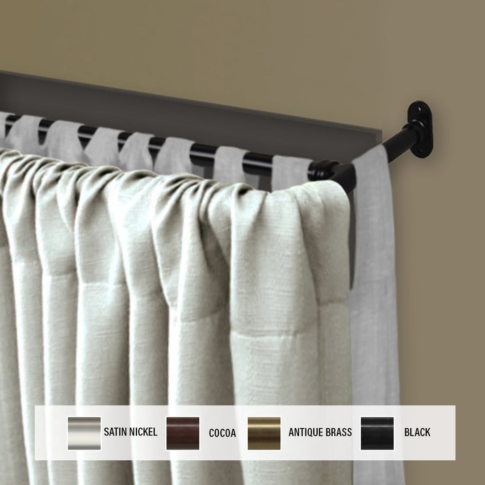 InStyleDesign 0.62-inch Double Blackout Curtain Rod