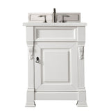 James Martin Vanities Brookfield 26" Single Vanity, Bright White