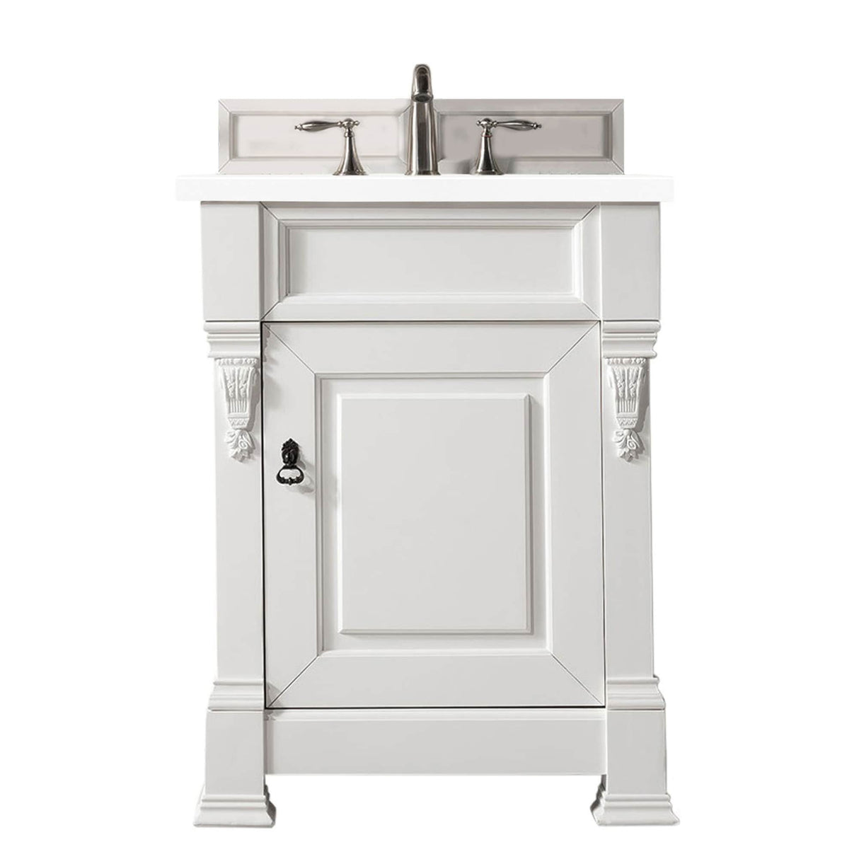 James Martin Vanities Brookfield 26" Single Vanity, Bright White
