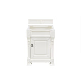 James Martin Vanities Brookfield 26" Single Vanity, Bright White