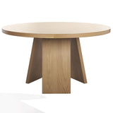 Julianna 54-inch Wood Dining Table - Natural - 54Wx54Dx30H