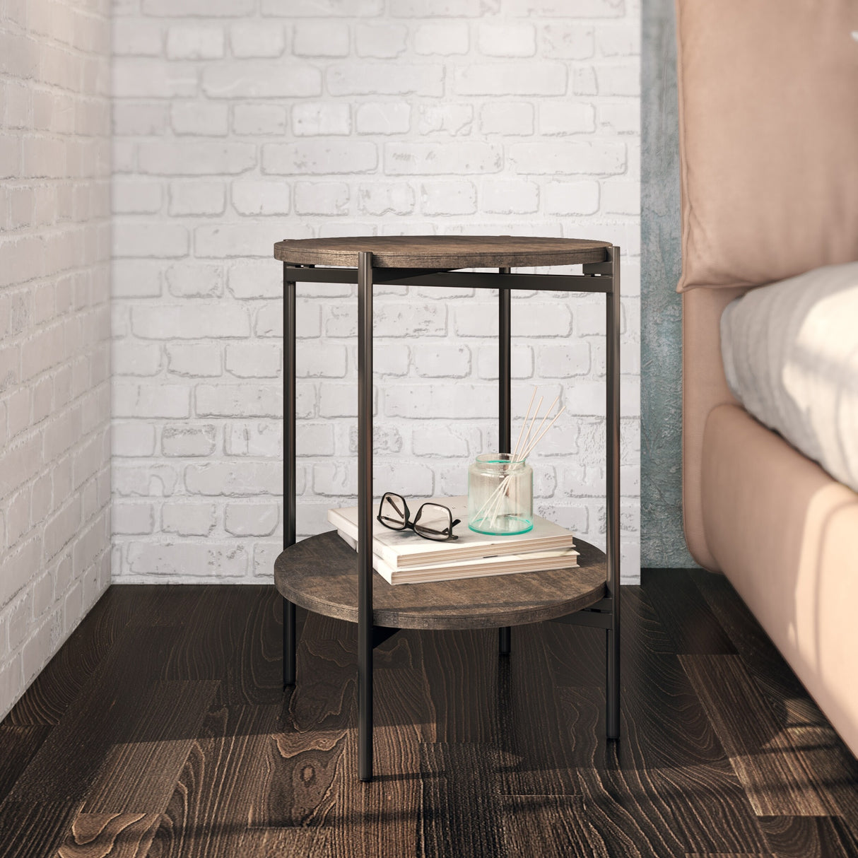 Kamryn Modern Accent Table - 23.5"H x 16.5"W x 16.5"D