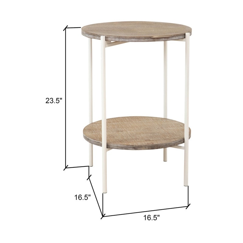 Kamryn Modern Accent Table - 23.5"H x 16.5"W x 16.5"D