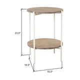 Kamryn Modern Accent Table - 23.5"H x 16.5"W x 16.5"D