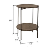 Kamryn Modern Accent Table - 23.5"H x 16.5"W x 16.5"D