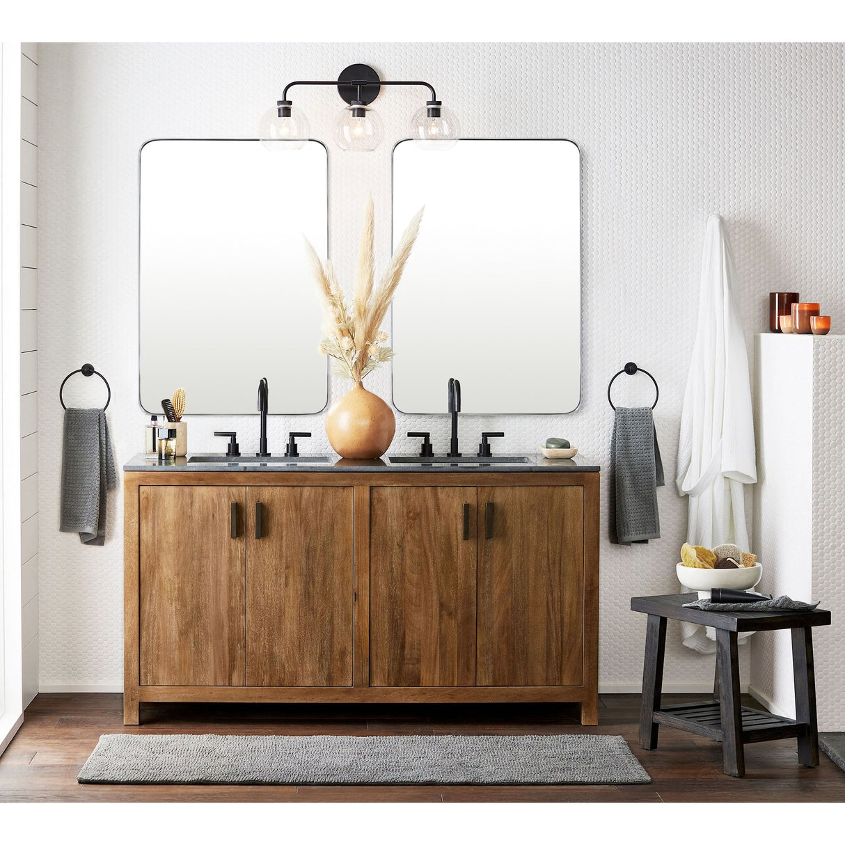 TEHOME Kengston Modern & Contemporary Rectangular Bathroom Vanity Mirror