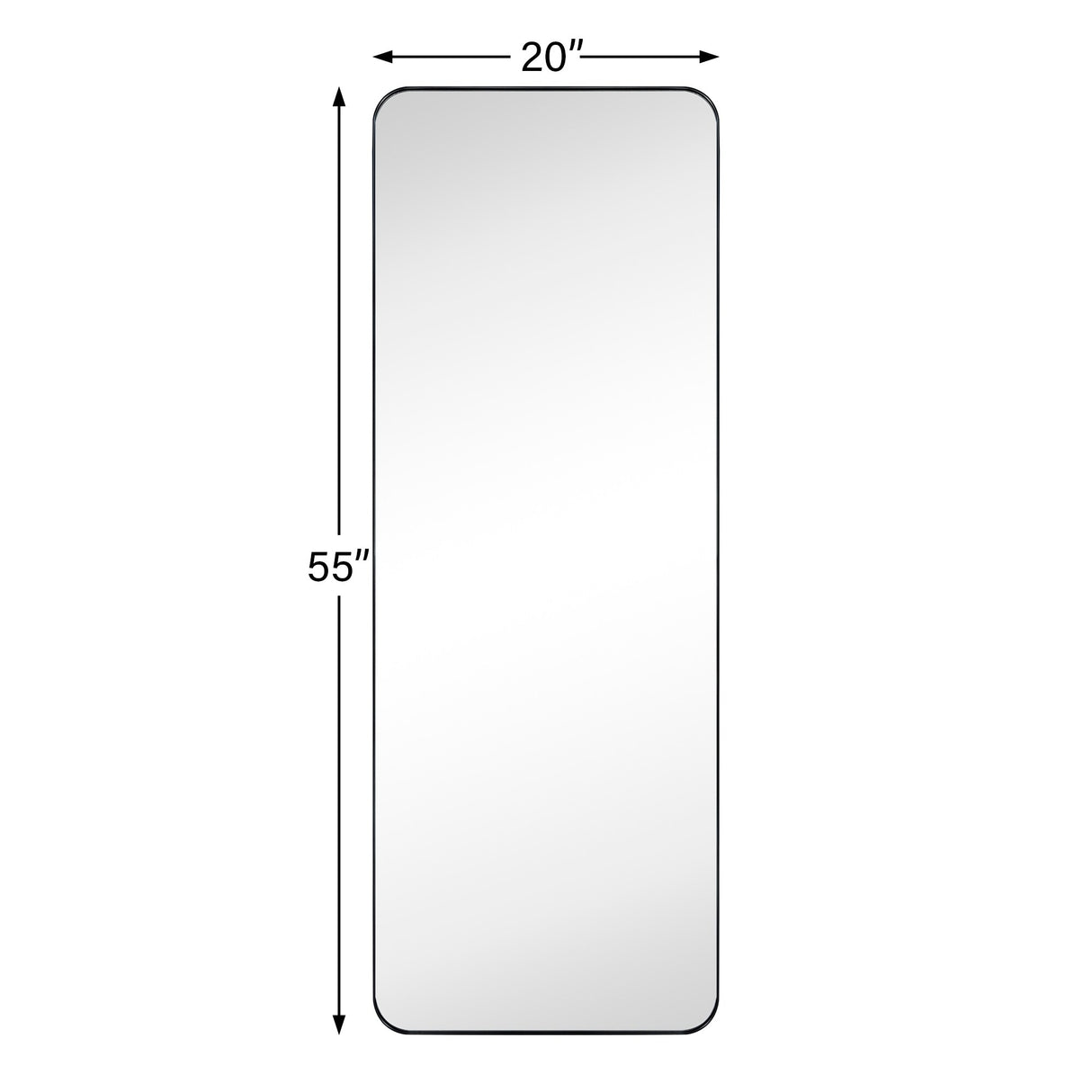 TEHOME Kengston Modern & Contemporary Rectangular Bathroom Vanity Mirror