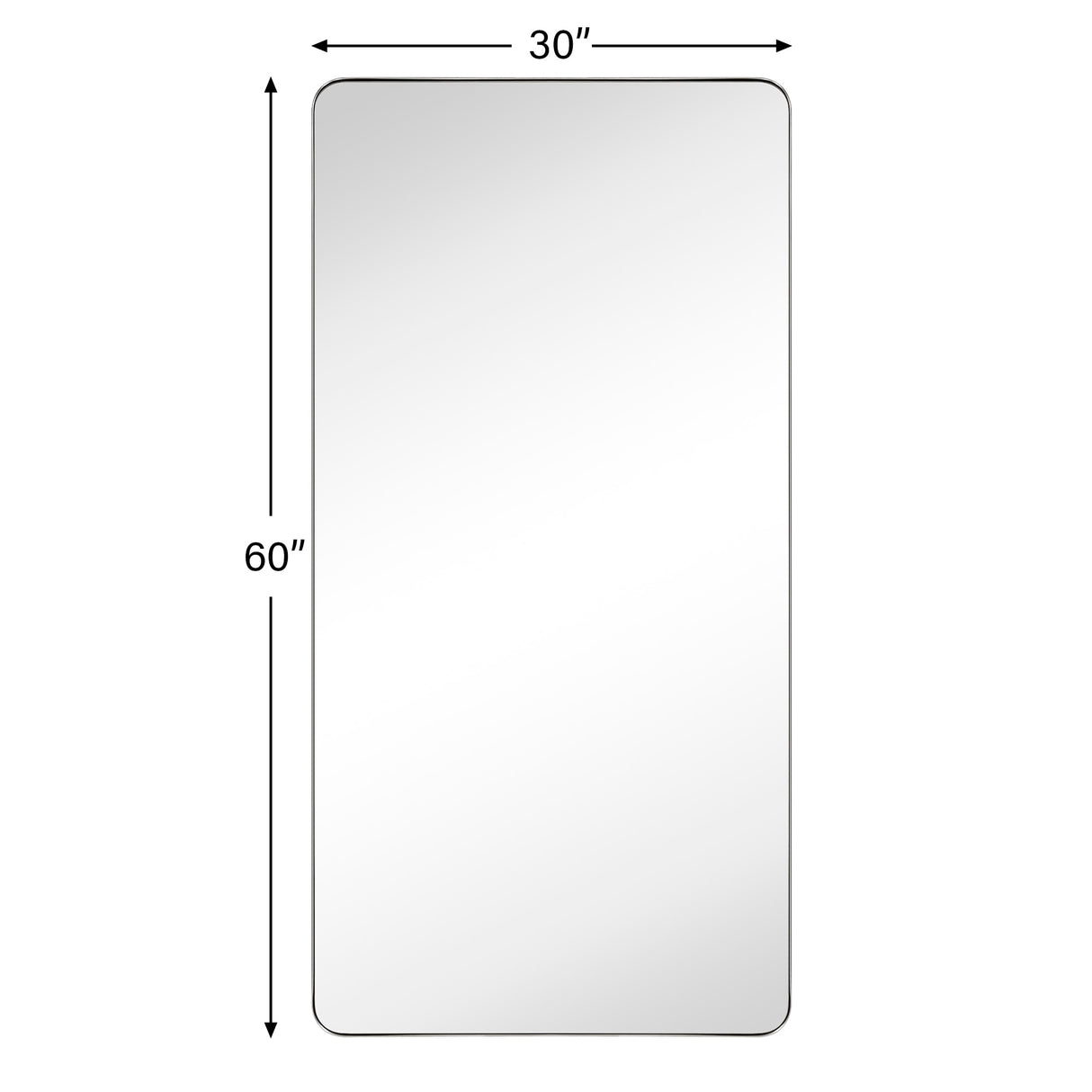 TEHOME Kengston Modern & Contemporary Rectangular Bathroom Vanity Mirror