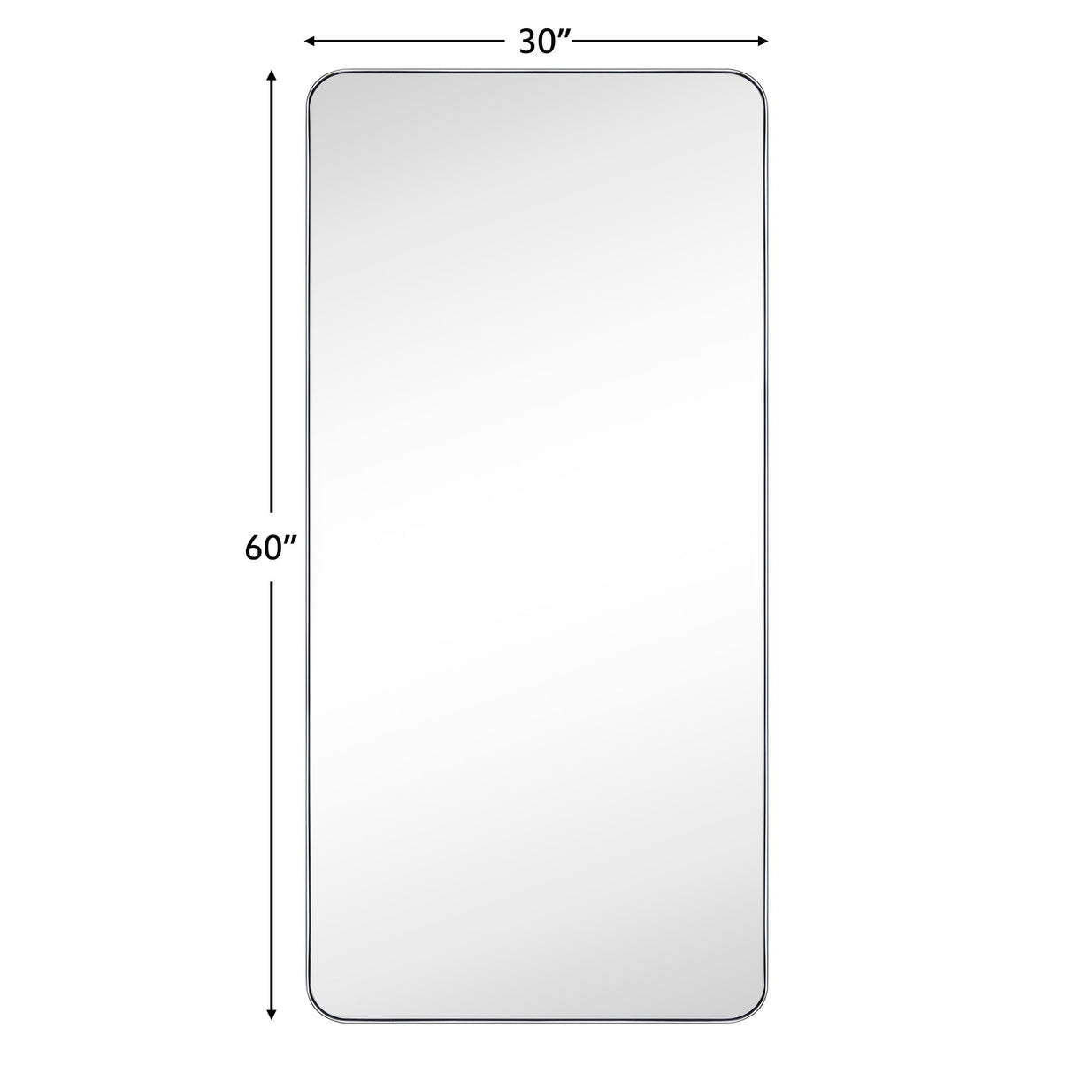 TEHOME Kengston Modern & Contemporary Rectangular Bathroom Vanity Mirror