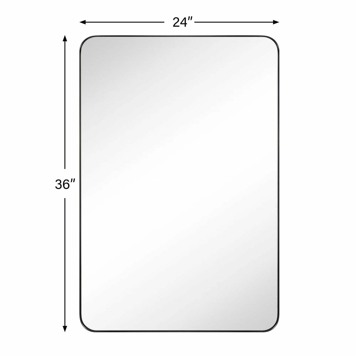 TEHOME Kengston Modern & Contemporary Rectangular Bathroom Vanity Mirror