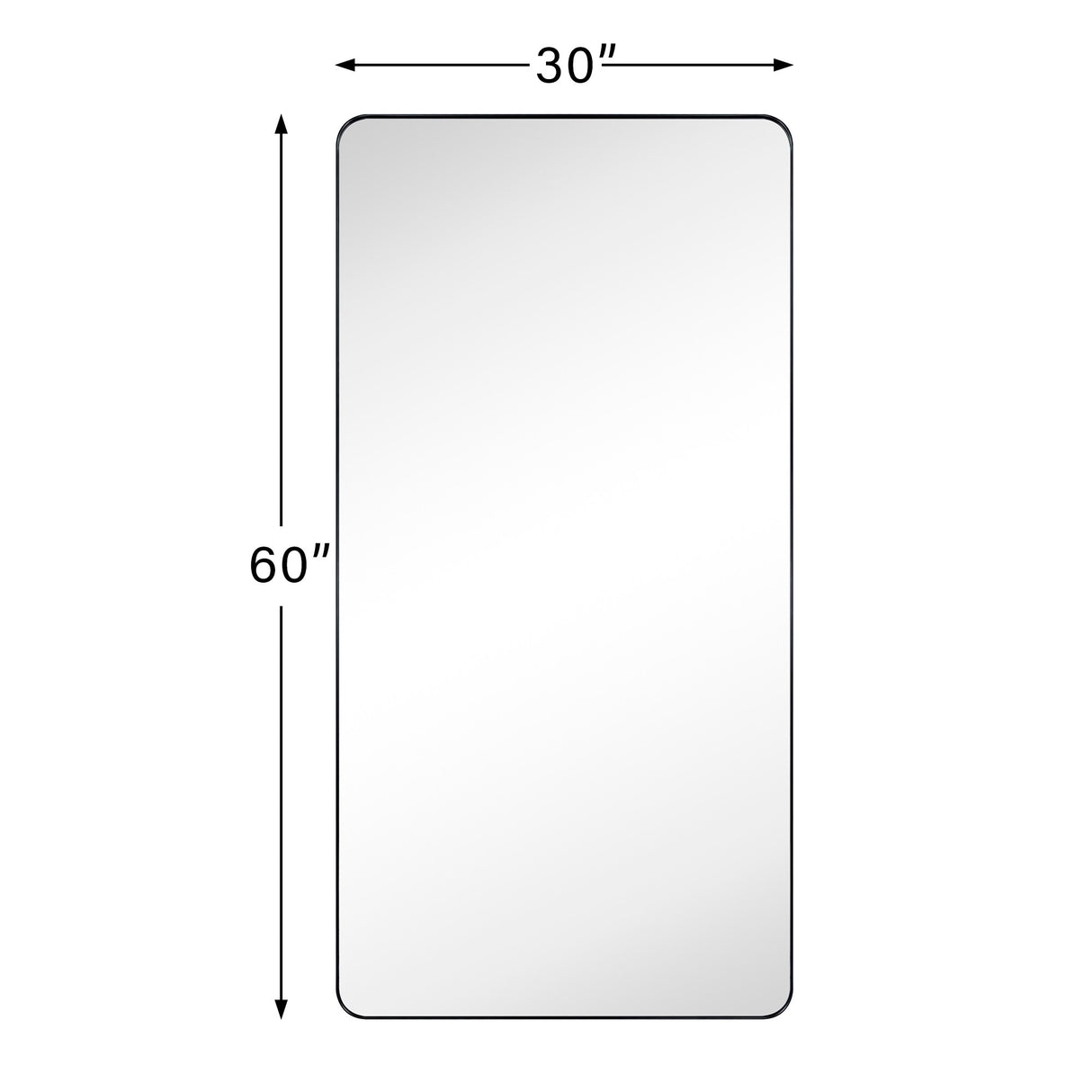 TEHOME Kengston Modern & Contemporary Rectangular Bathroom Vanity Mirror