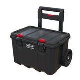 Keter Stack-n-Roll 3 Pc Mobile Tool Storage and Organization, Durable Resin Modular Toolbox System