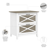 Key West 2 Drawer Lateral File Cabinet by Bush Furniture