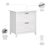 Key West 2 Drawer Lateral File Cabinet by Bush Furniture