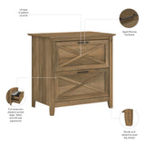 Key West 2 Drawer Lateral File Cabinet by Bush Furniture