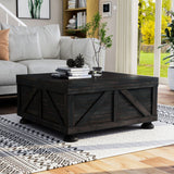 Kinleyville Farmhouse 36-inch Acacia and Pine Storage Coffee Table by Furniture of America