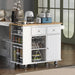 Kitchen Island with Power Outlet