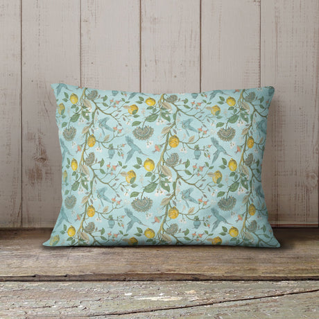 LEMON BLUE Outdoor Lumbar Pillow By Kavka Designs