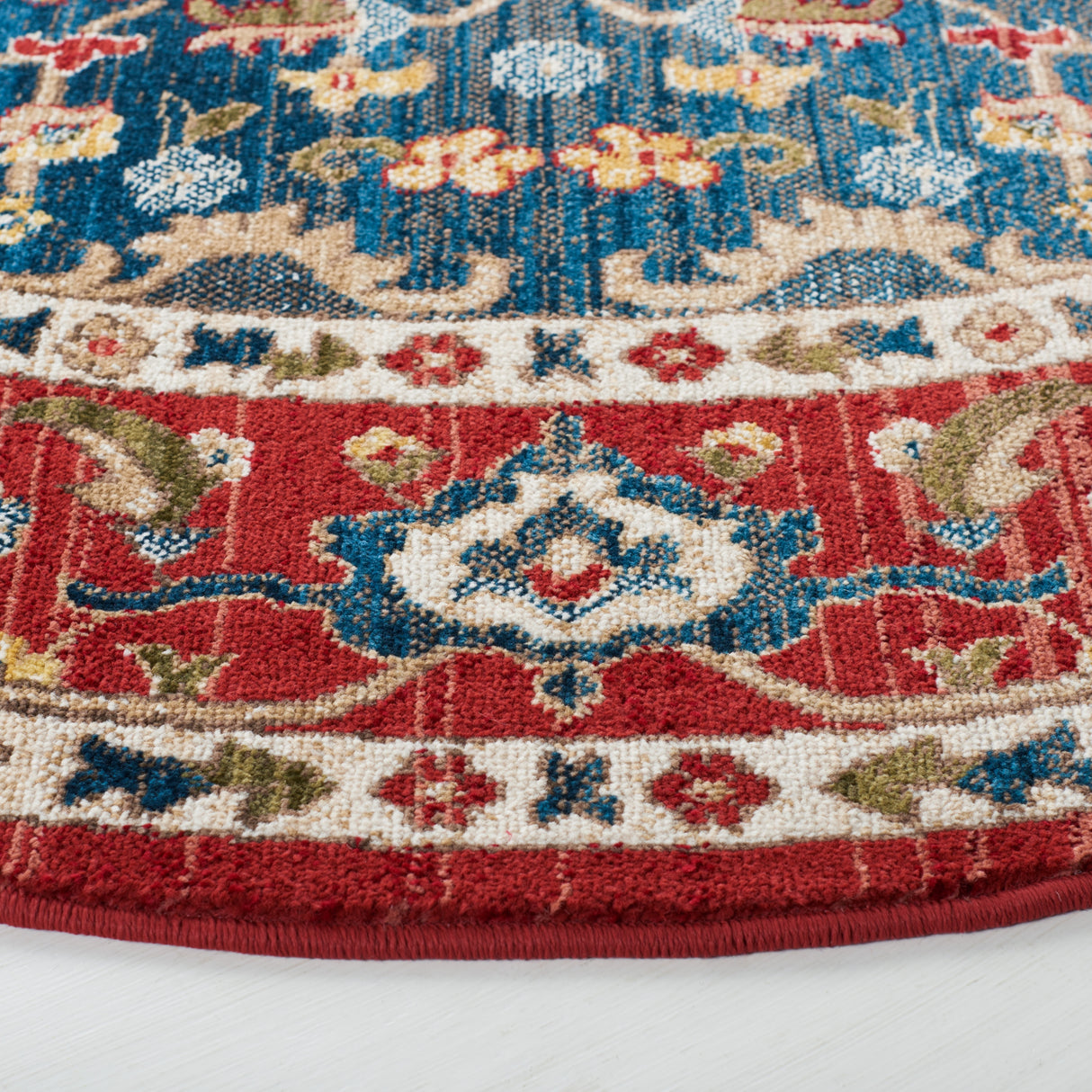 Lauren Ralph Lauren Camille Traditional Medallion Rug Fringe