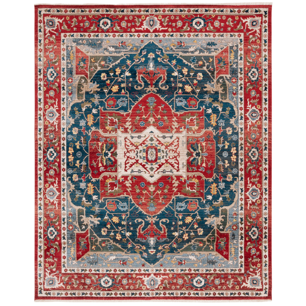 Lauren Ralph Lauren Camille Traditional Medallion Rug Fringe