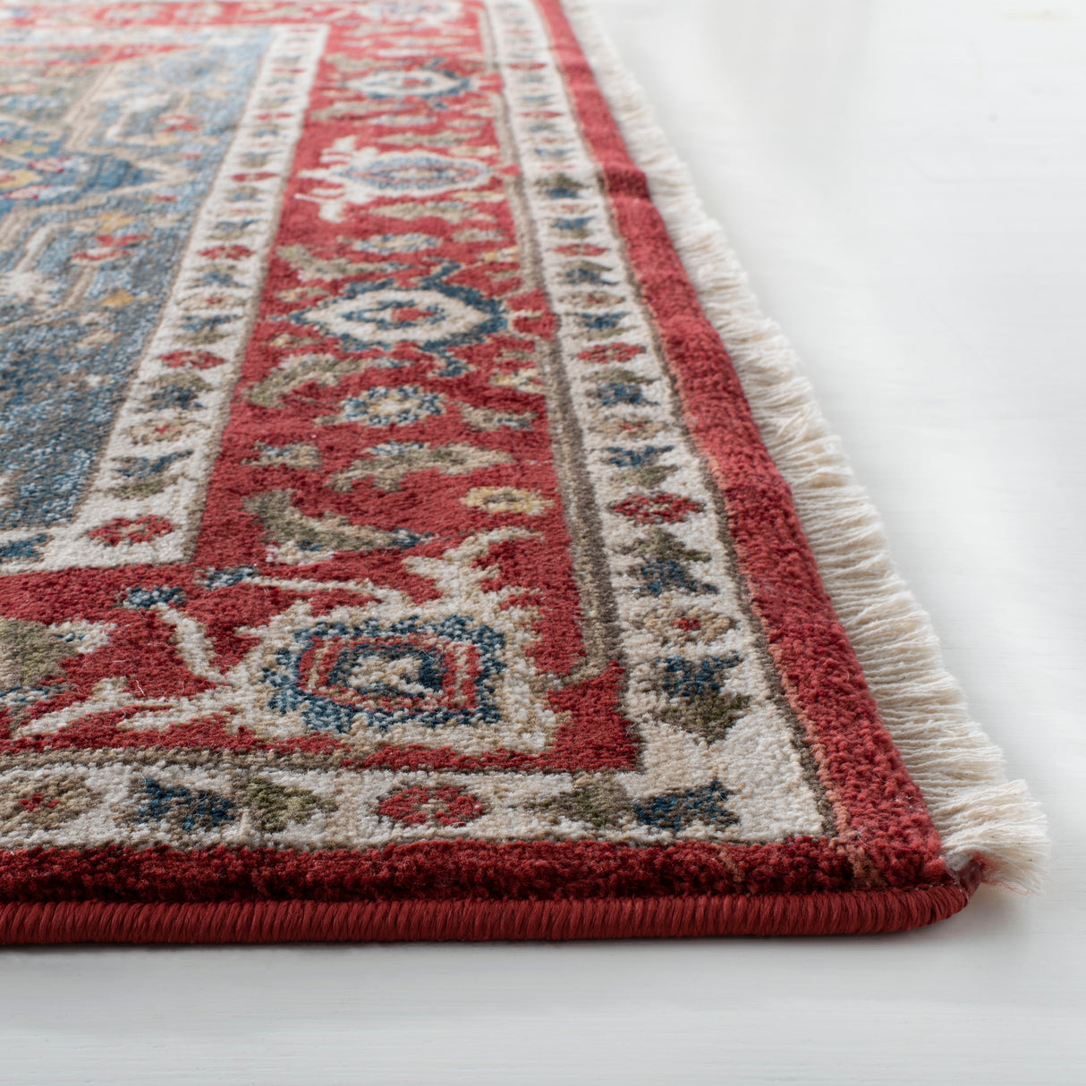 Lauren Ralph Lauren Camille Traditional Medallion Rug Fringe