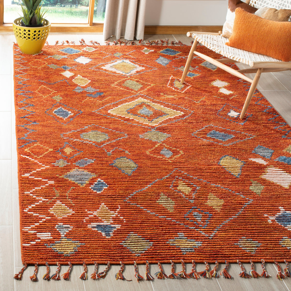 Lauren Ralph Lauren Handmade Nahla Southwestern Tribal Wool Area Rug