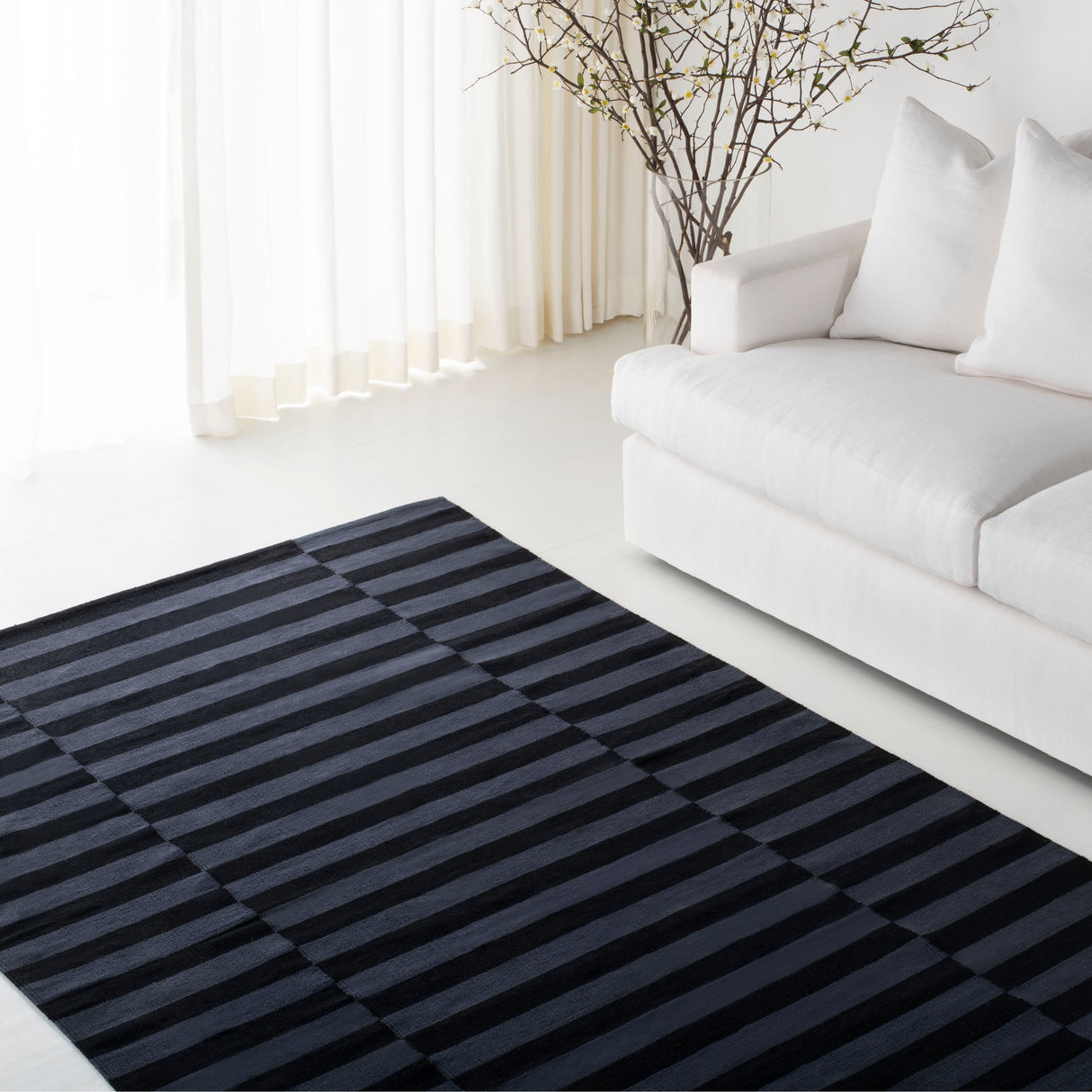 Lauren Ralph Lauren Ludlow Stripe Nautical & Coastal Cotton Rug