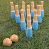 Lawn Bowling, 8 inch Wooden Lawn Game by Hey! Play!