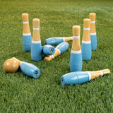 Lawn Bowling, 8 inch Wooden Lawn Game by Hey! Play!