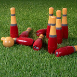 Lawn Bowling, 8 inch Wooden Lawn Game by Hey! Play!