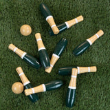 Lawn Bowling, 8 inch Wooden Lawn Game by Hey! Play!