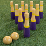 Lawn Bowling, 8 inch Wooden Lawn Game by Hey! Play!