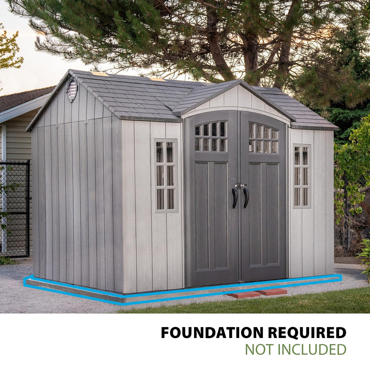 Lifetime 10 FT. x 8 FT Outdoor Storage Shed