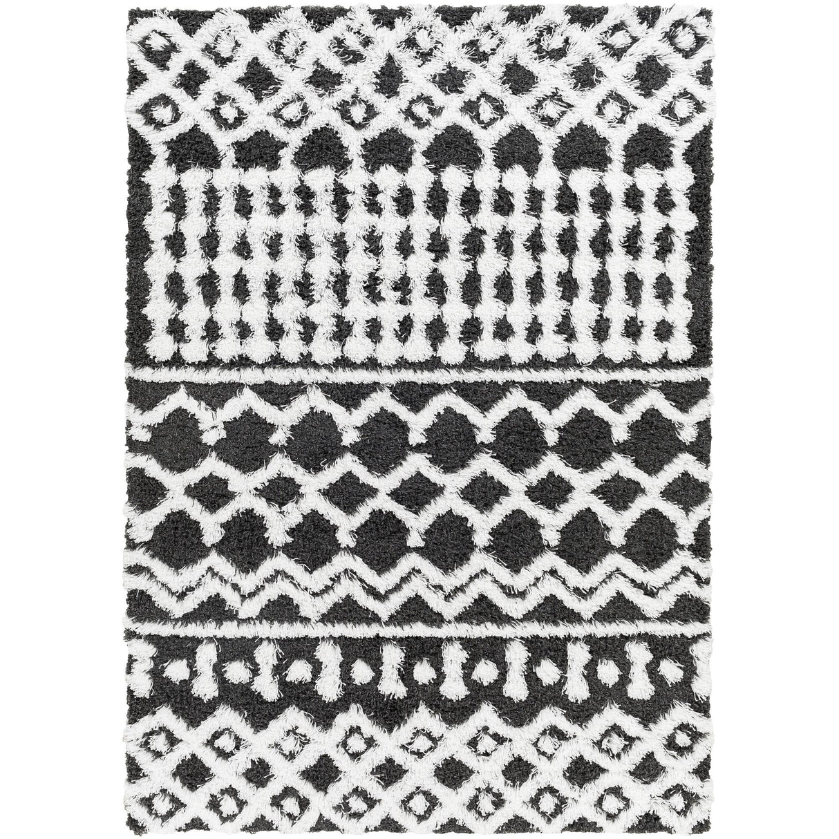 Livabliss Urban Shag Bohemian Tribal Area Rug